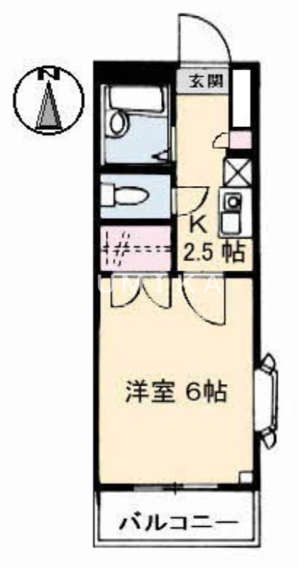 1階の間取り図