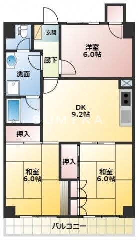 5階の間取り図