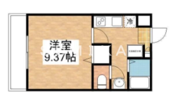 1階の間取り図