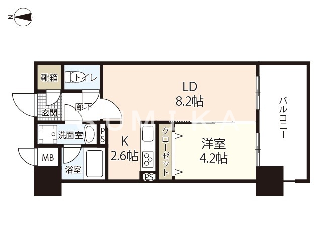 5階の間取り図