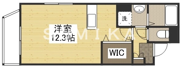 3階の間取り図