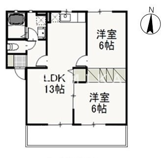 1階の間取り図