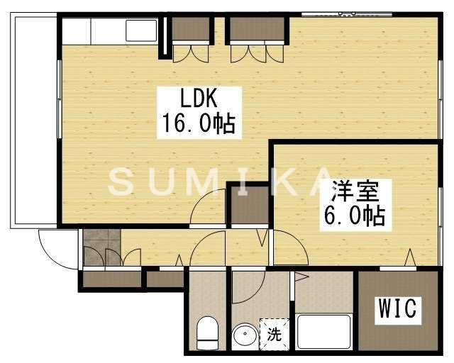 1階の間取り図