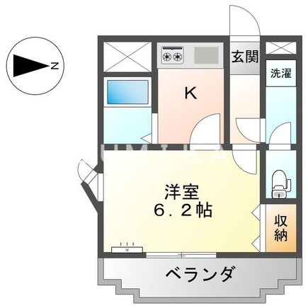 1階の間取り図