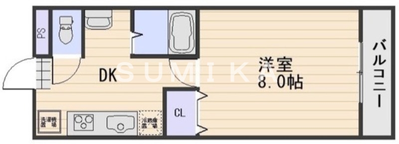 1階の間取り図