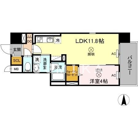 5階の間取り図