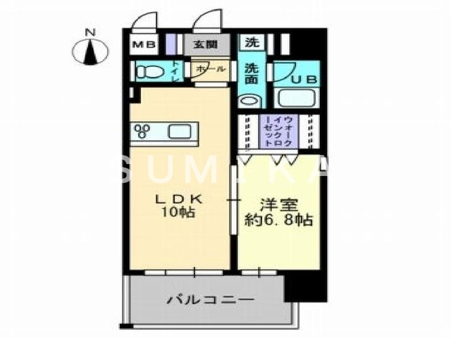 10階の間取り図