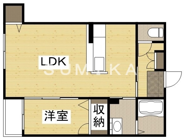 2階の間取り図