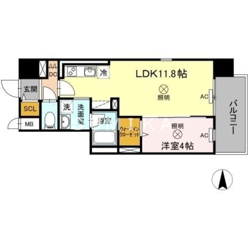 3階の間取り図