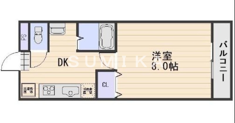 1階の間取り図