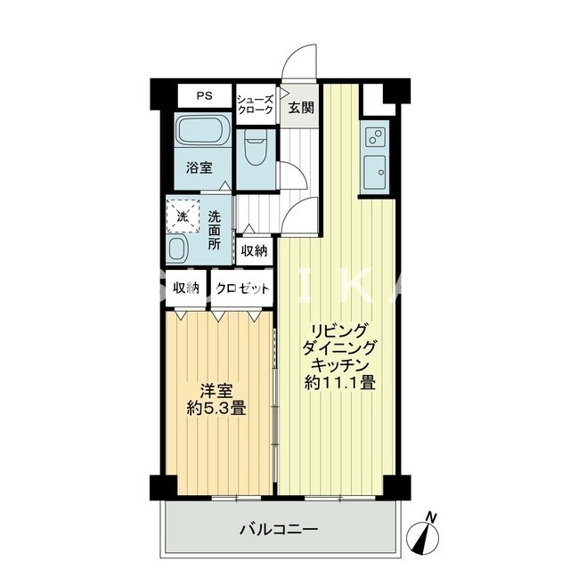 3階の間取り図