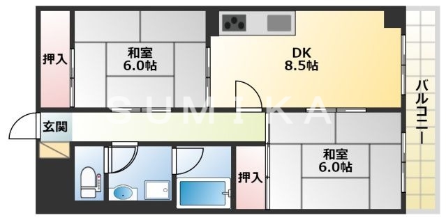 10階の間取り図