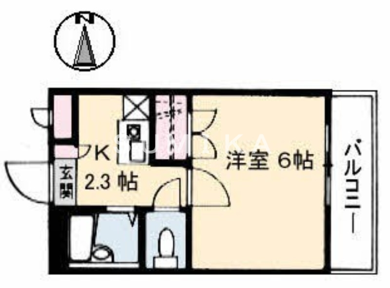 2階の間取り図