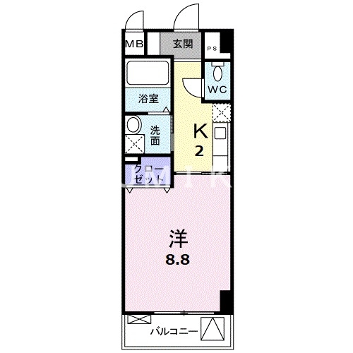 4階の間取り図