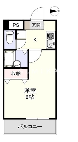 2階の間取り図