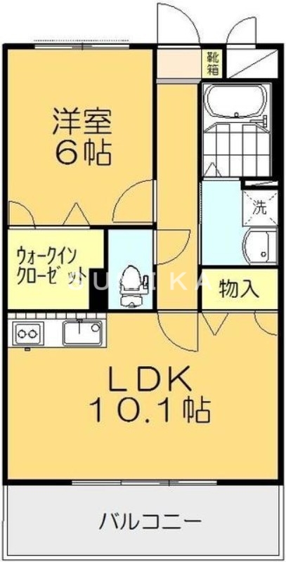 4階の間取り図