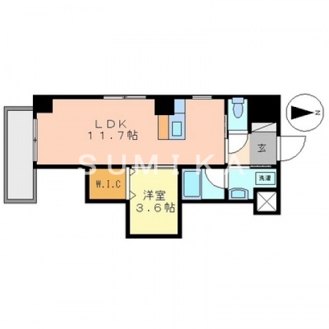 5階の間取り図