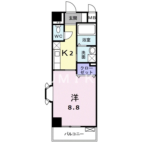 5階の間取り図