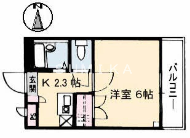 1階の間取り図