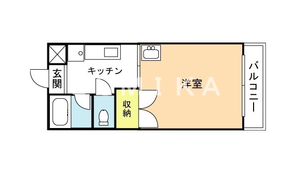 2階の間取り図