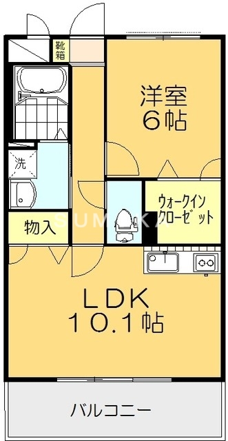 1階の間取り図