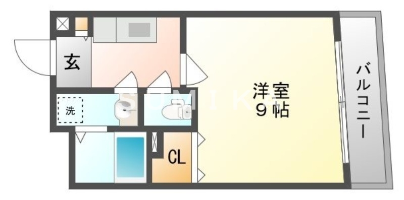 6階の間取り図