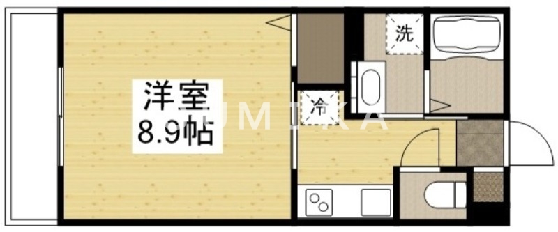 2階の間取り図