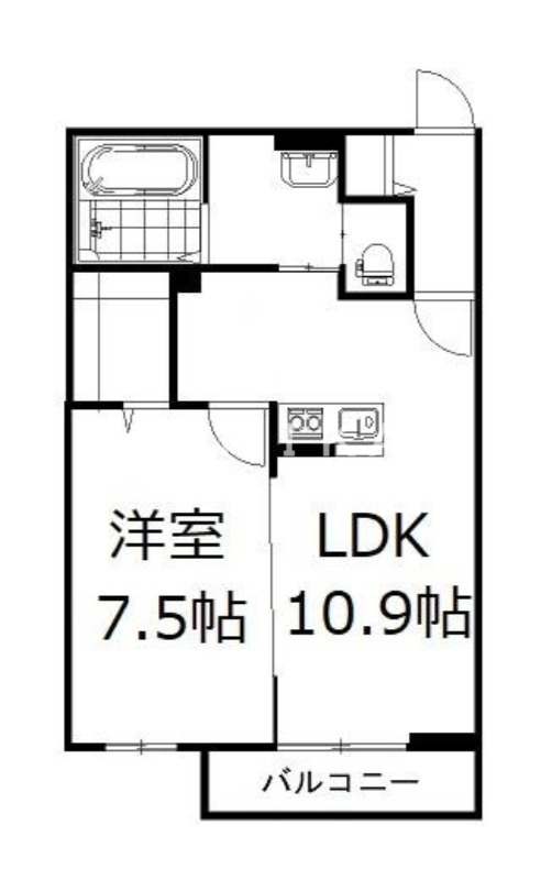 1階の間取り図