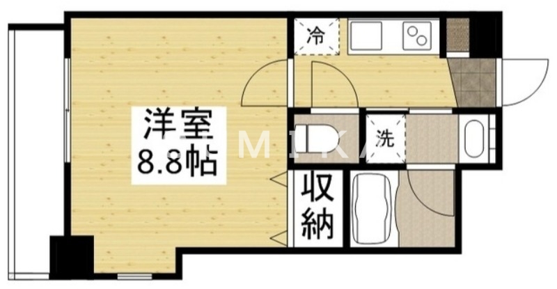 2階の間取り図
