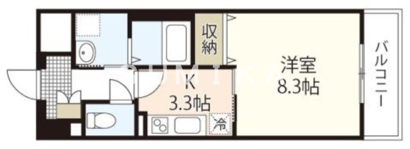 4階の間取り図
