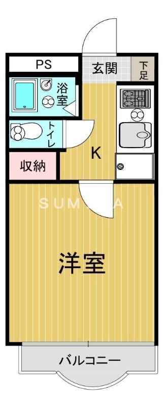 2階の間取り図