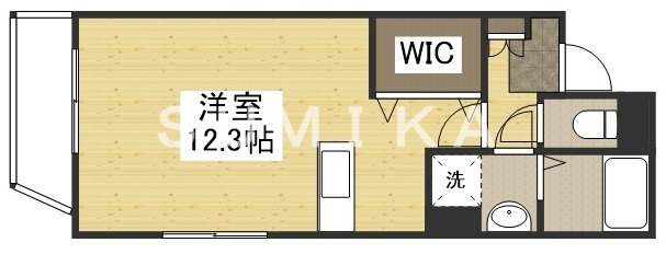 2階の間取り図