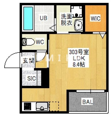 3階の間取り図