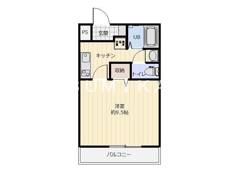4階の間取り図