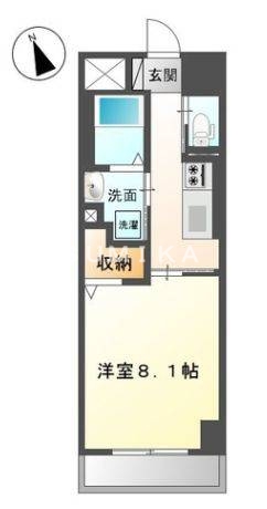 2階の間取り図
