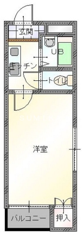 4階の間取り図