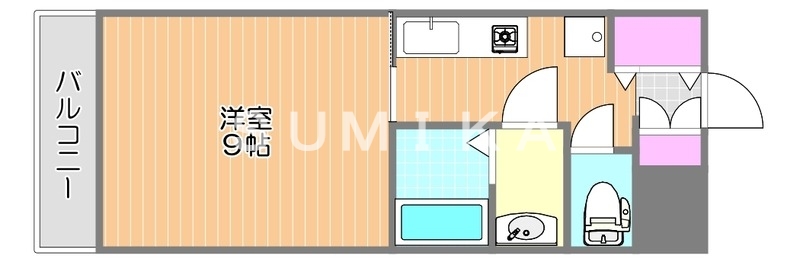 2階の間取り図