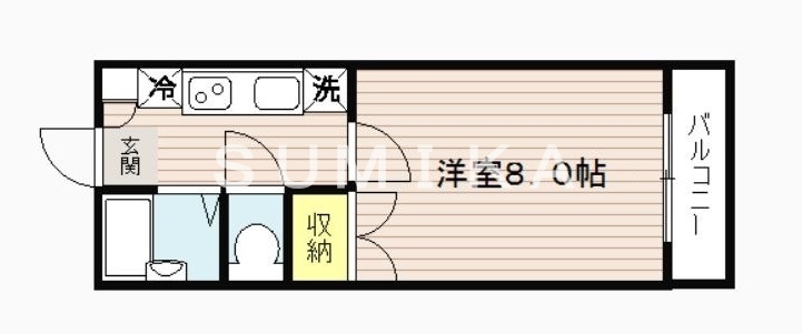 2階の間取り図