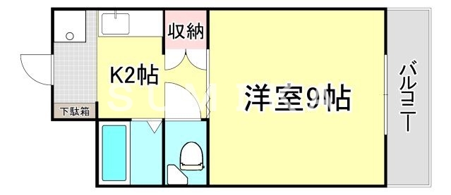 3階の間取り図