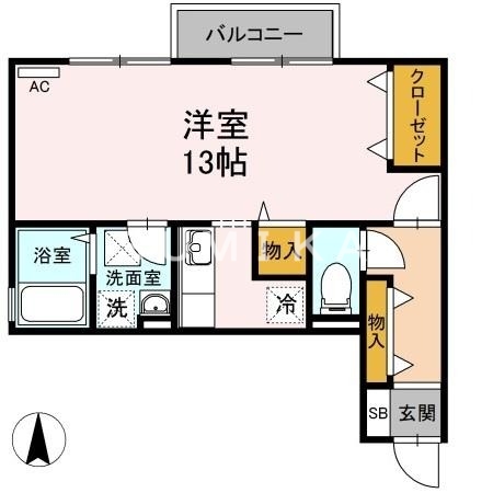2階の間取り図