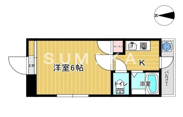 2階の間取り図