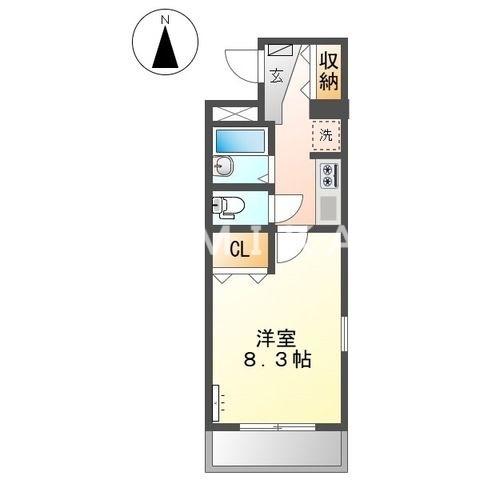 2階の間取り図