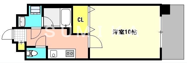 6階の間取り図