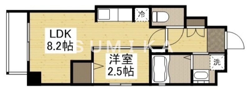 4階の間取り図