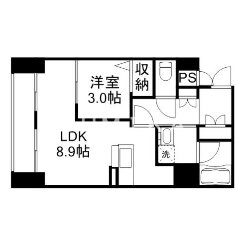 9階の間取り図