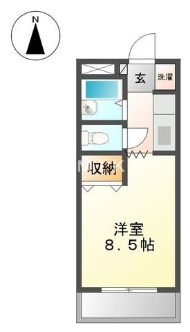 2階の間取り図