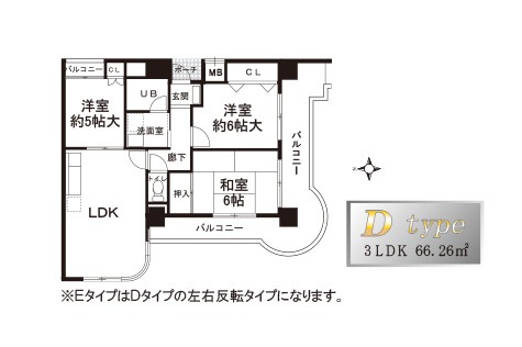 2階の間取り図