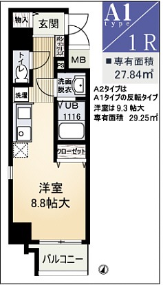 3階の間取り図