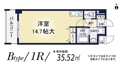 3階の間取り図