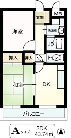 4階の間取り図